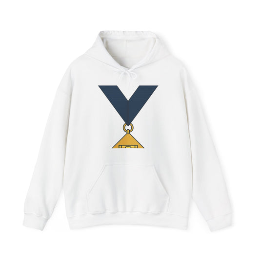 Senior Warden SW  the level — Unisex Heavy Blend Hoodie (G18500)