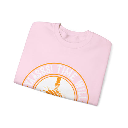 Yaasss Time will heal everything-01 — Unisex Heavy Blend Crewneck (G18000)