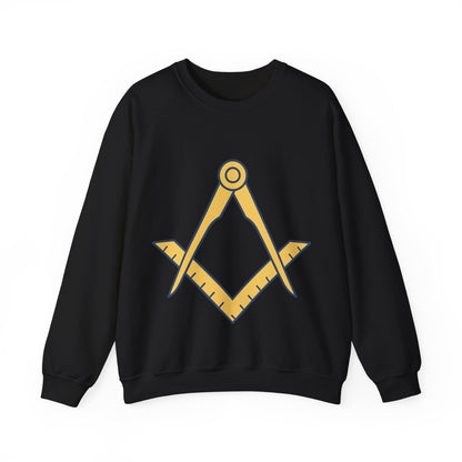 Plain Square and compass — Unisex Heavy Blend Crewneck (G18000)