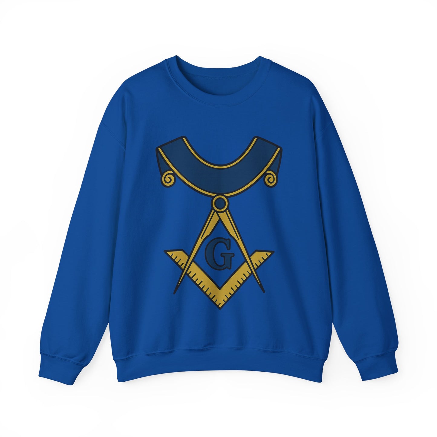 square and compass — Unisex Heavy Blend Crewneck (G18000)
