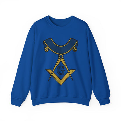 square and compass — Unisex Heavy Blend Crewneck (G18000)