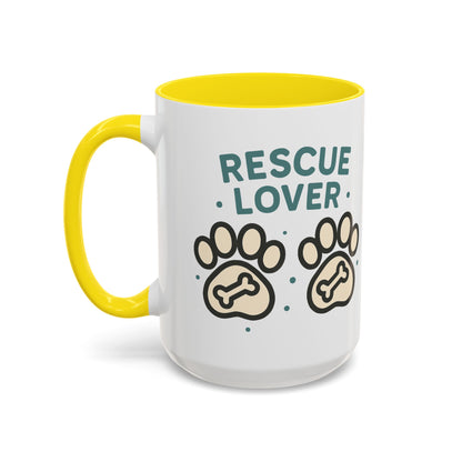 Rescue Lover Coffee Mug, Pet Owner Gift, Animal Rescue Merchandise, Dog Lover Cup, Rescue Pet Appreciation