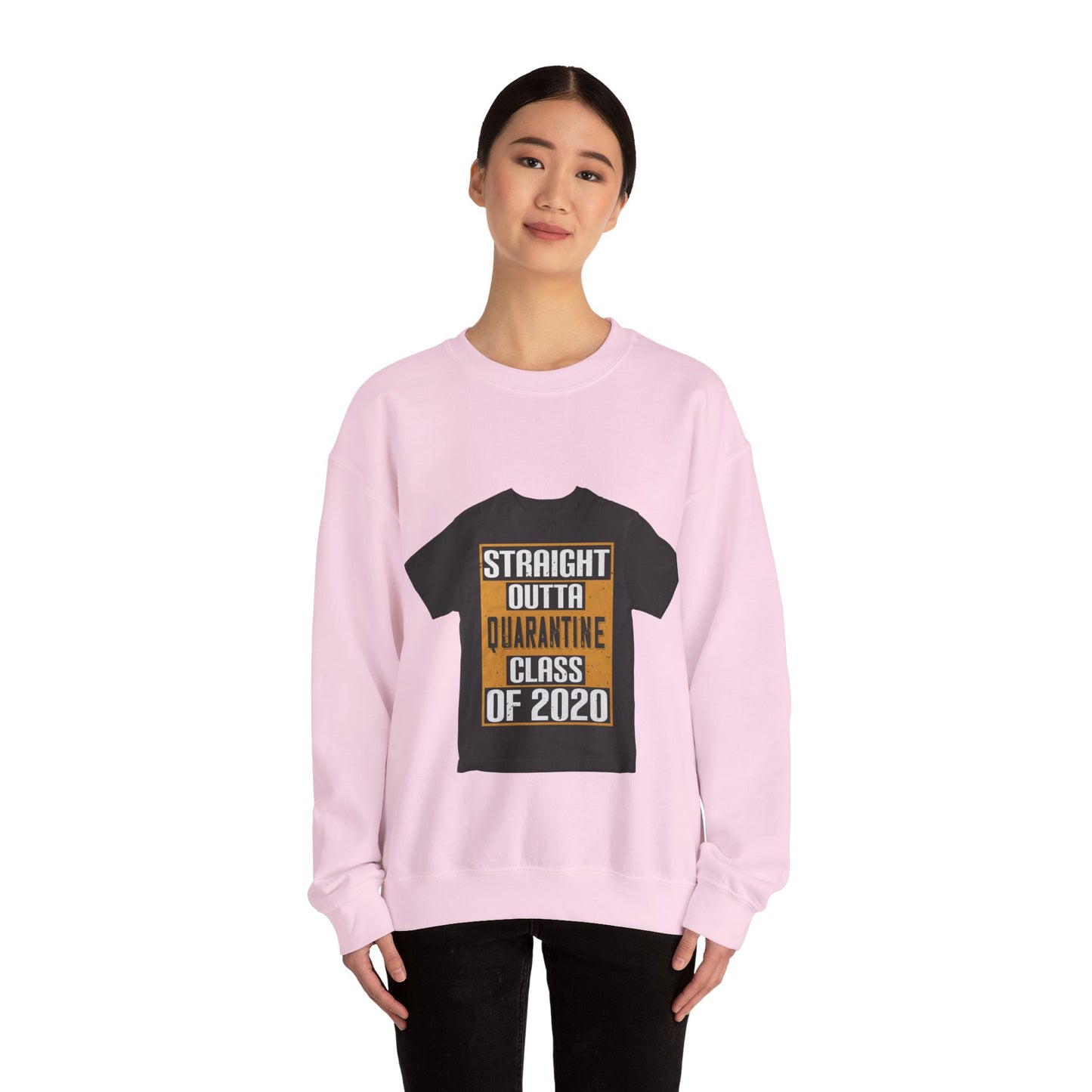 straight outta quarantine class of 2020 — Unisex Heavy Blend Crewneck (G18000)