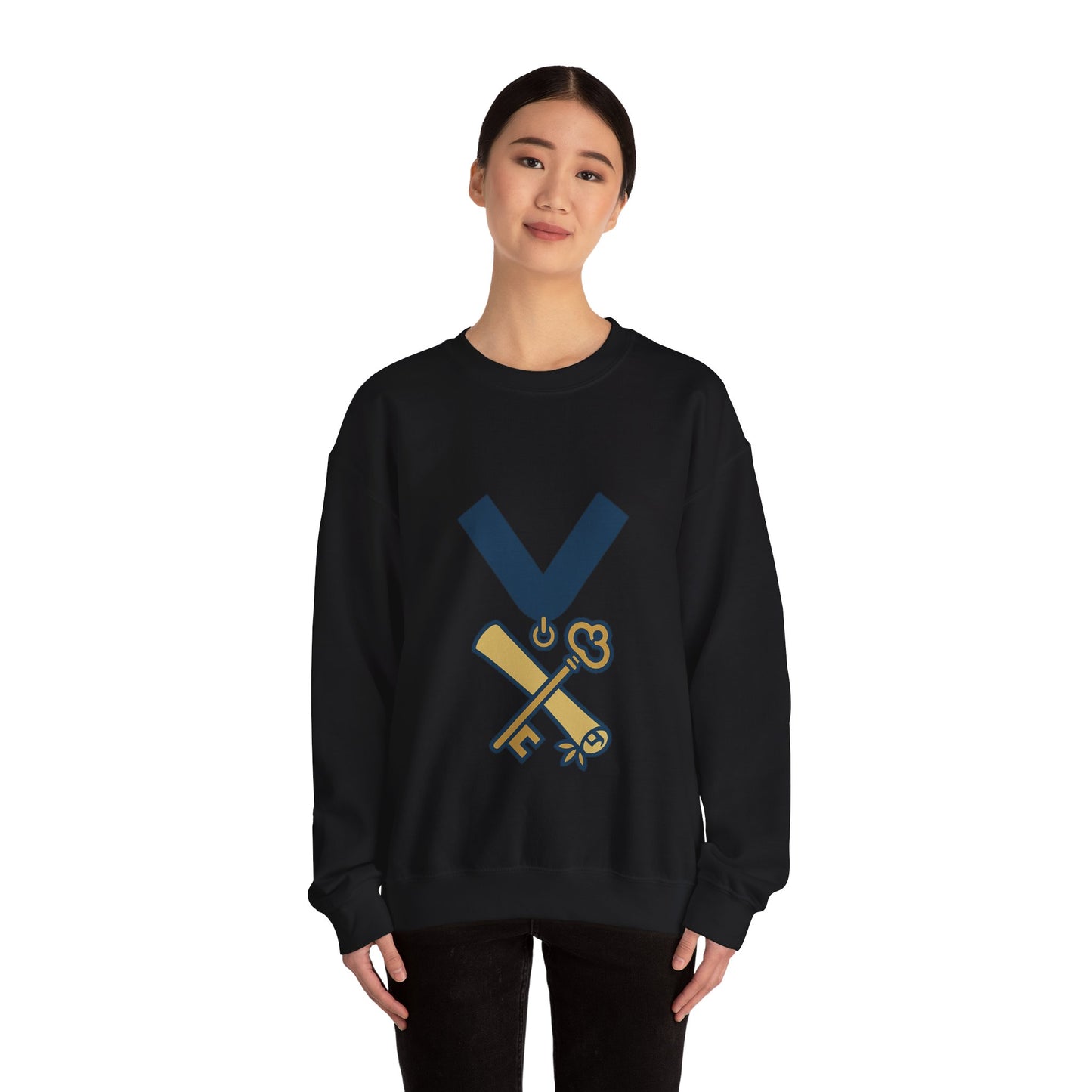 Curator — Unisex Heavy Blend Crewneck (G18000)