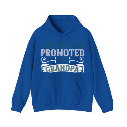 Great dads get promoted to grandpa-2 — Unisex Heavy Blend Hoodie (G18500)