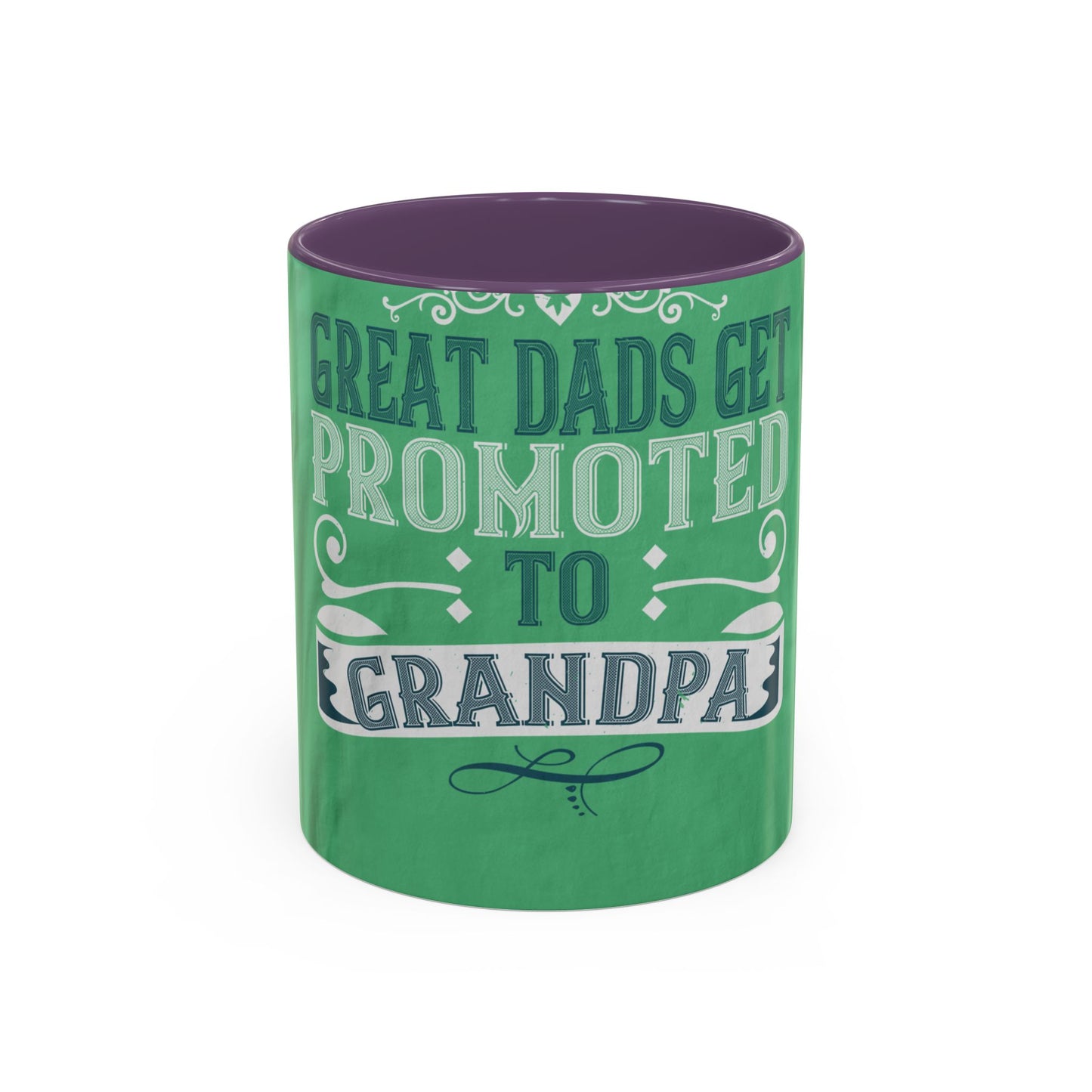 Great dads get promoted to grandpa-02 — Accent Mug 11/15oz