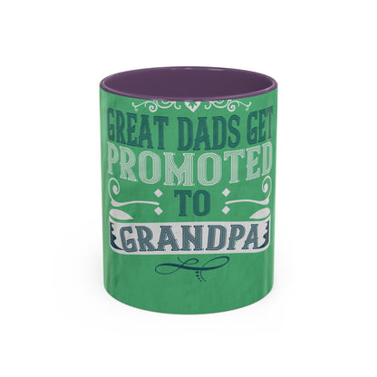 Great dads get promoted to grandpa-02 — Accent Mug 11/15oz