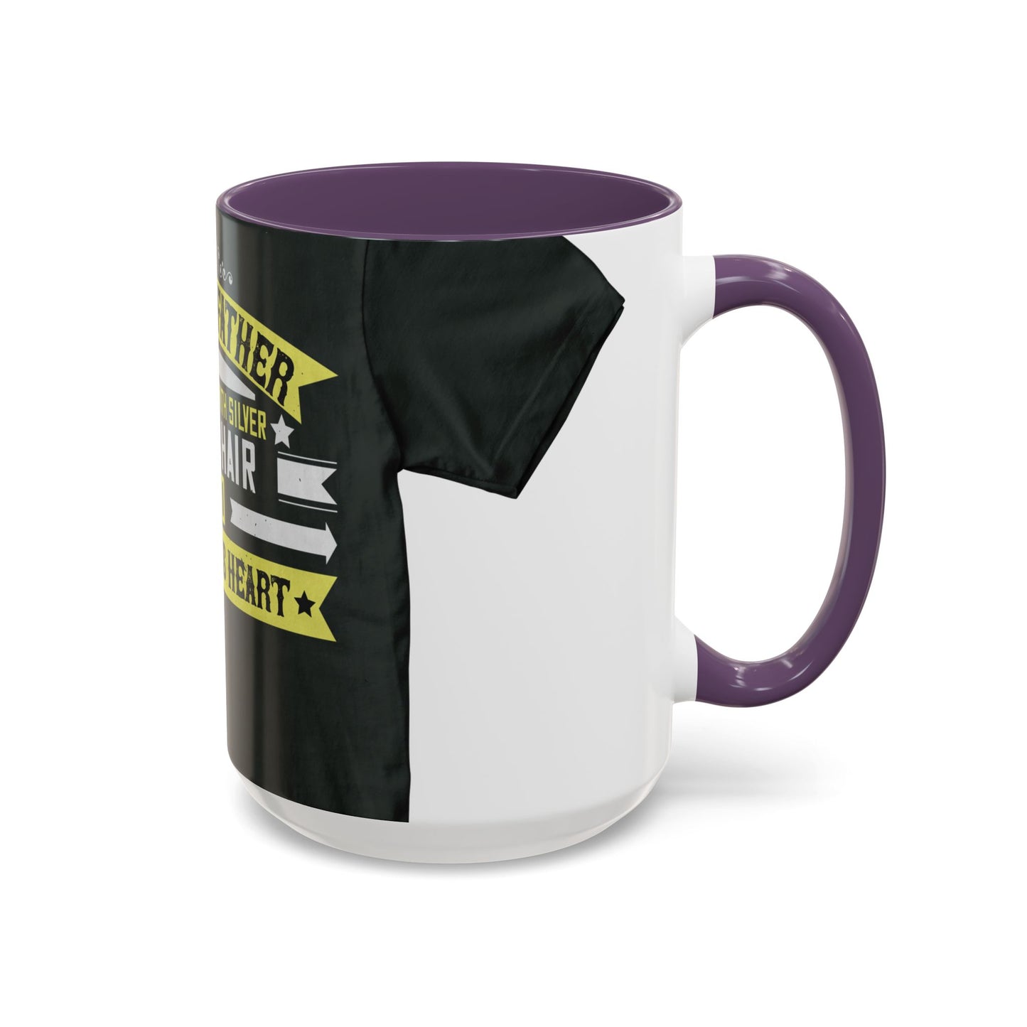 A grandfather is someone with silver-02 — Accent Mug 11/15oz