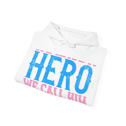 We have a hero, we call him grandpa-01 — Unisex Heavy Blend Hoodie (G18500)