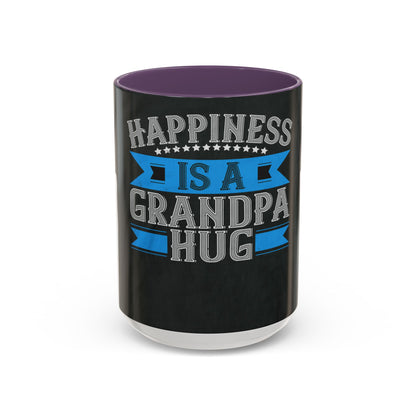 Happiness is a grandpa hug-02 — Accent Mug 11/15oz