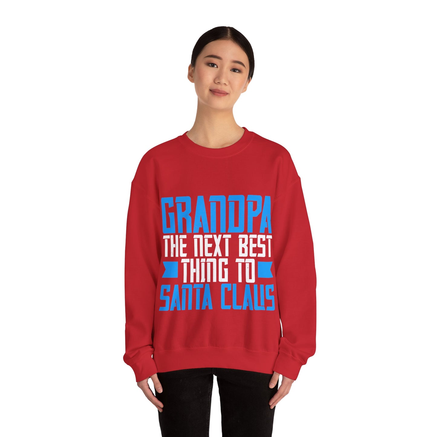 grandpa Santa Claus-01 — Unisex Heavy Blend Crewneck (G18000)