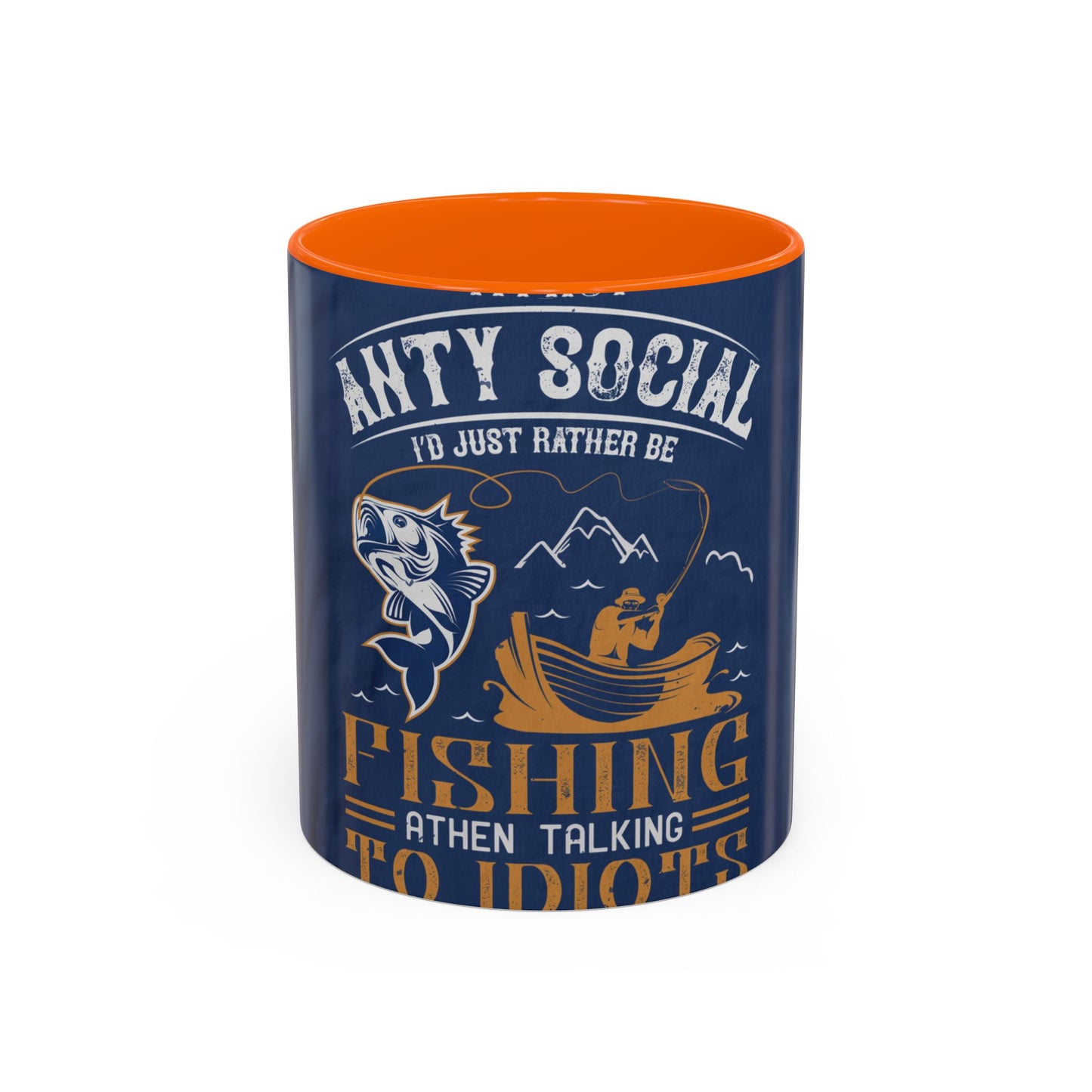 im not ANTY SOCIAL — Accent Mug 11/15oz