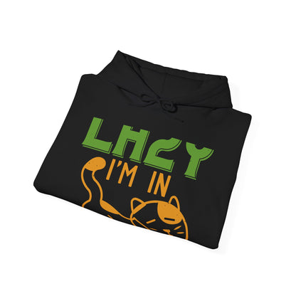 iΓÇÖm not lazy iΓÇÖm in quarantine-01 — Unisex Heavy Blend Hoodie (G18500)