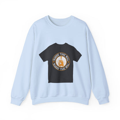 Yaasss Time will heal everything — Unisex Heavy Blend Crewneck (G18000)