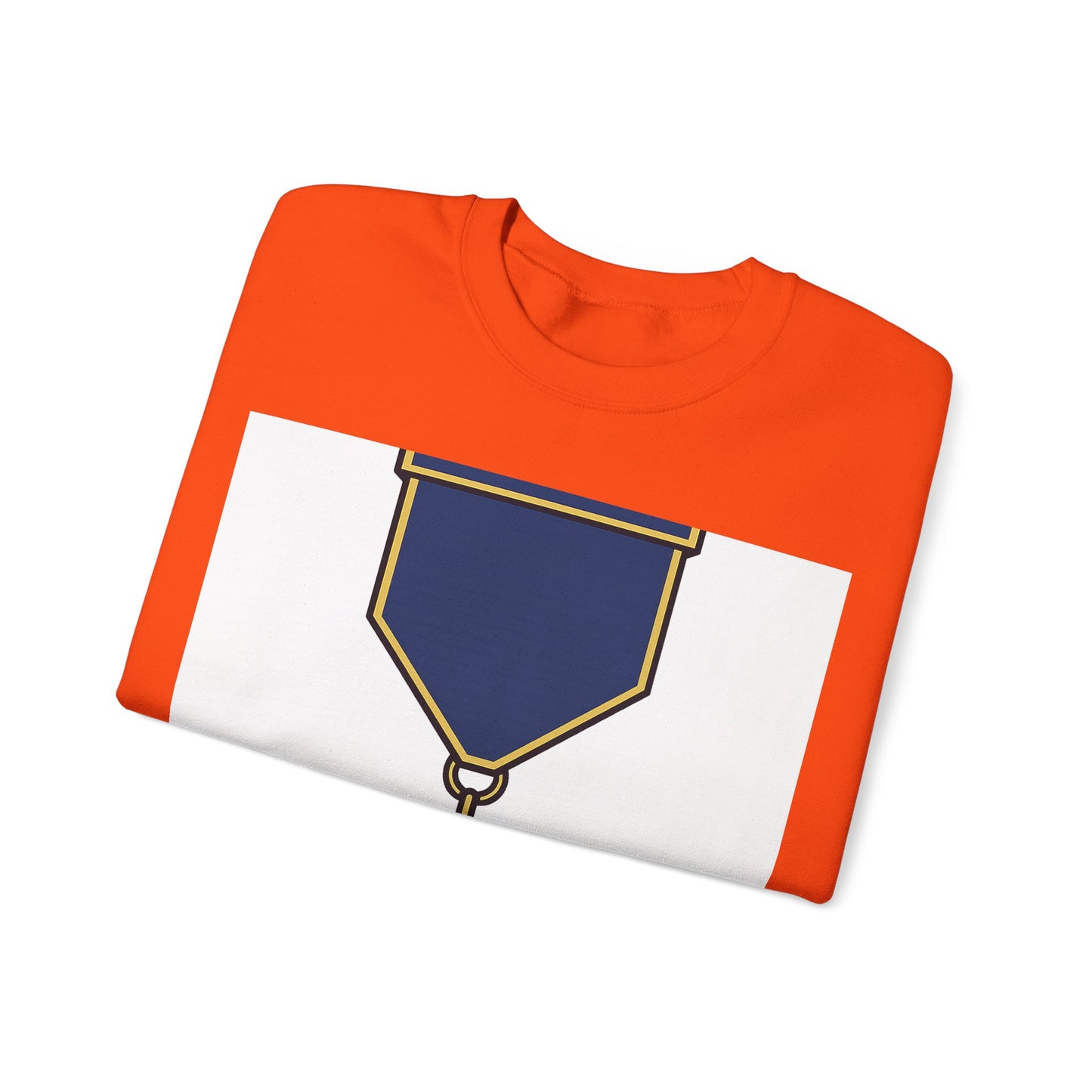 Junior Warden -JW - white bg — Unisex Heavy Blend Crewneck (G18000)