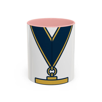 Junior Warden JW-- the plumb — Accent Mug 11/15oz