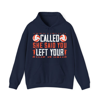 Your mommy called. She said you left your game at home-01 — Unisex Heavy Blend Hoodie (G18500)