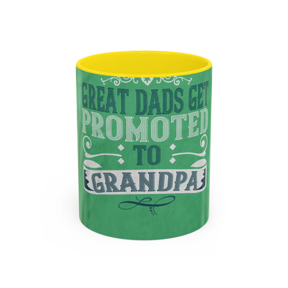 Great dads get promoted to grandpa-02 — Accent Mug 11/15oz