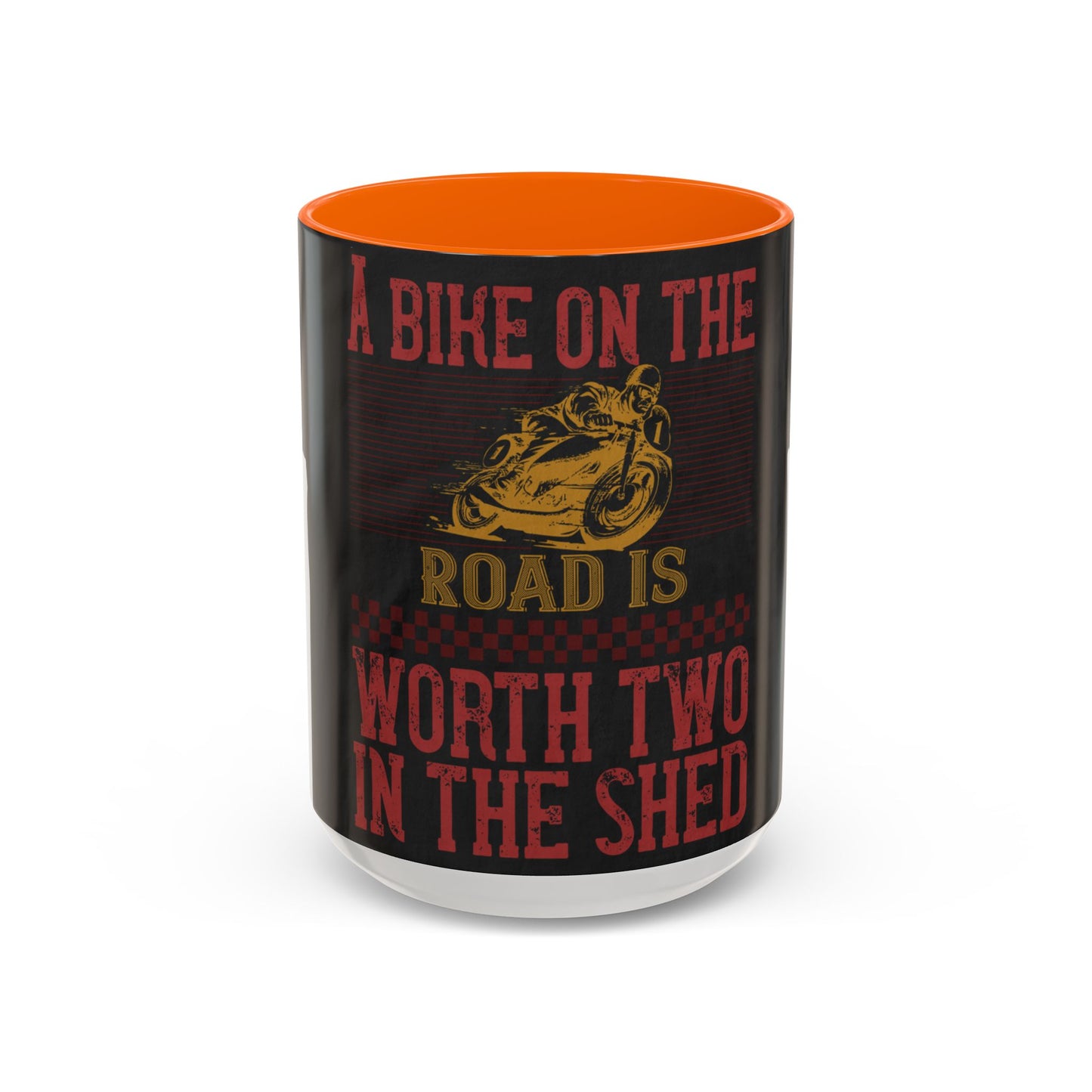 A bike on the worth two in the shet — Accent Mug 11/15oz