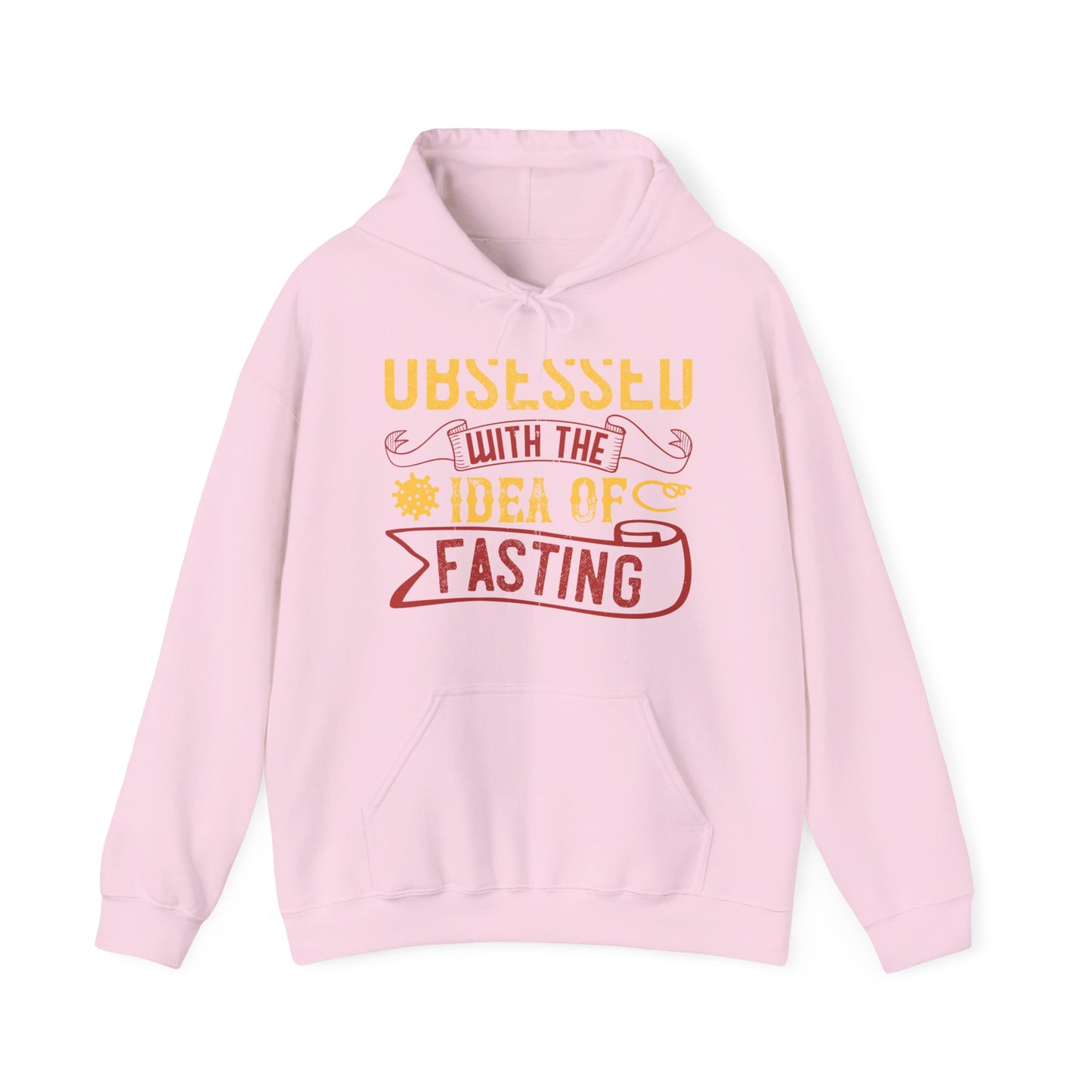 I was obsessed with the idea of fasting and isolation-01 — Unisex Heavy Blend Hoodie (G18500)