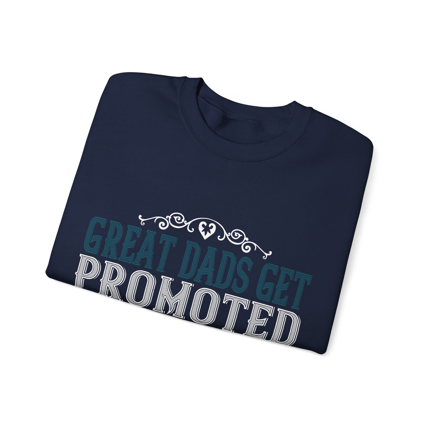 Great dads get promoted to grandpa-2 — Unisex Heavy Blend Crewneck (G18000)