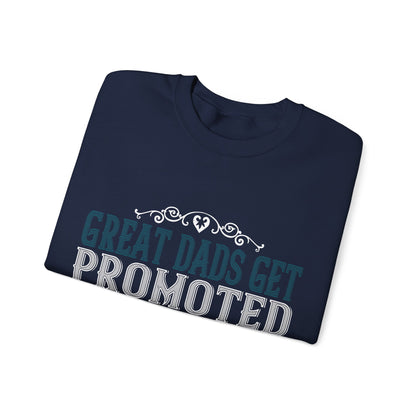Great dads get promoted to grandpa-2 — Unisex Heavy Blend Crewneck (G18000)
