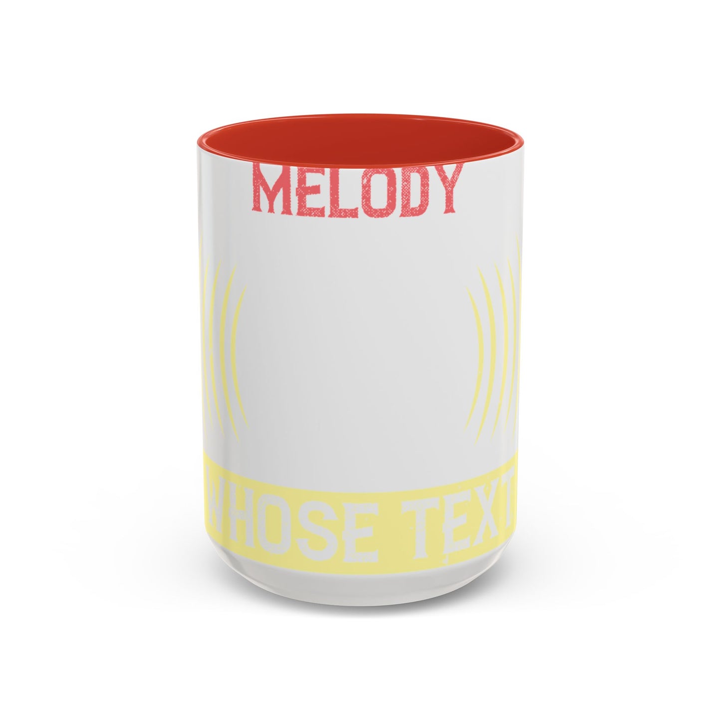 Music is the melody whose text is the world-01 — Accent Mug 11/15oz
