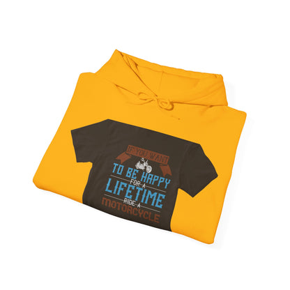 If you want to be happy — Unisex Heavy Blend Hoodie (G18500)