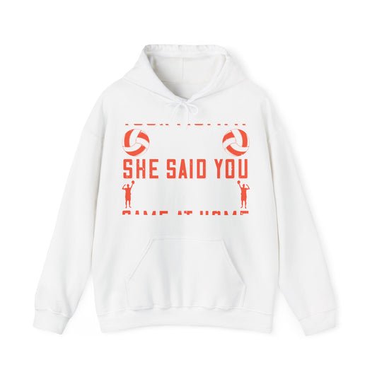 Your mommy called. She said you left your game at home-01 — Unisex Heavy Blend Hoodie (G18500)