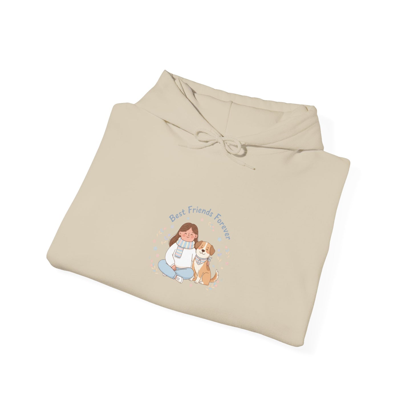 Pet Mom Illustration Hoodie | pet owner matching, paw print design