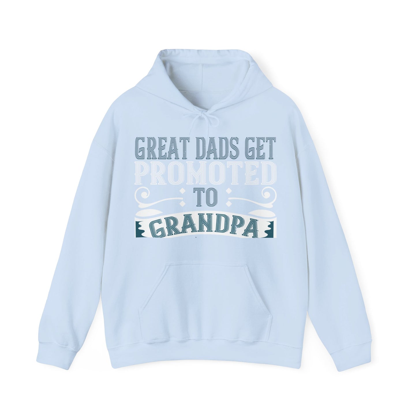 Great dads get promoted to grandpa-2 — Unisex Heavy Blend Hoodie (G18500)