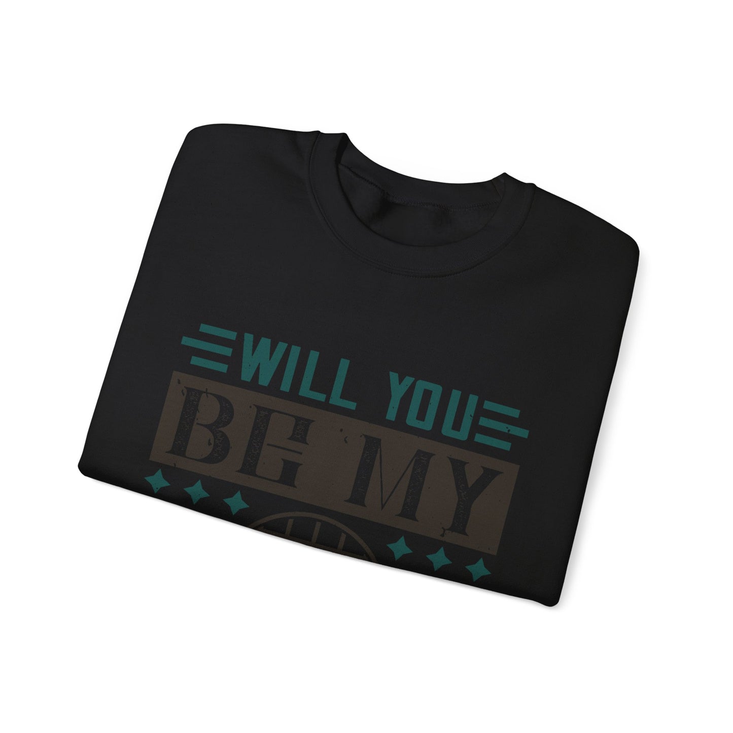 will you be my quarantine-01 — Unisex Heavy Blend Crewneck (G18000)