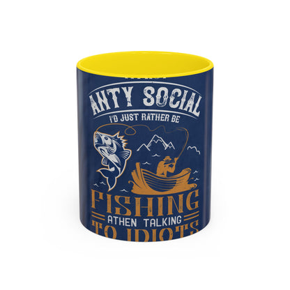 im not ANTY SOCIAL — Accent Mug 11/15oz