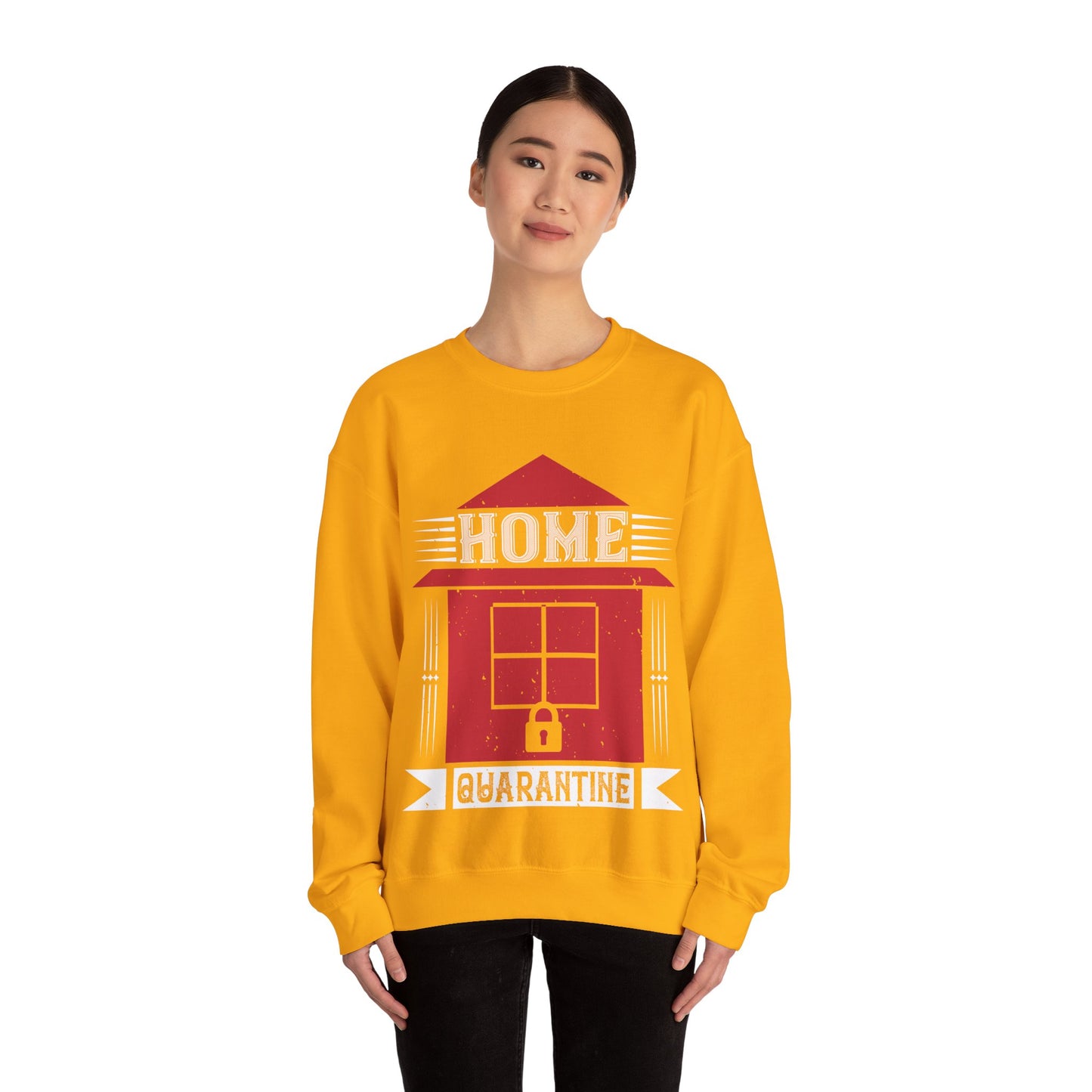home quarantine-01 — Unisex Heavy Blend Crewneck (G18000)