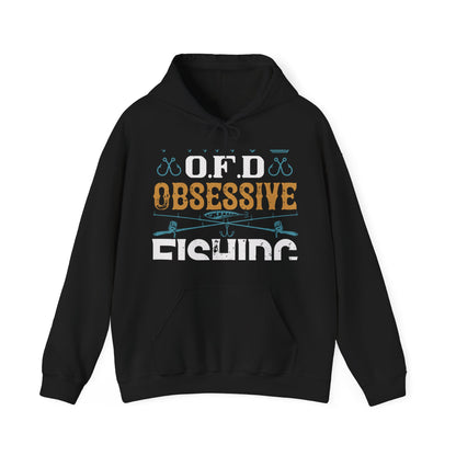 I HAVE O.F.D OBSESSIVE FISHING DISORDER-01 — Unisex Heavy Blend Hoodie (G18500)