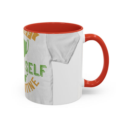 back off i'm on self quarantine — Accent Mug 11/15oz