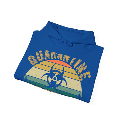 i think quarantine is spelled camping-01 — Unisex Heavy Blend Hoodie (G18500)
