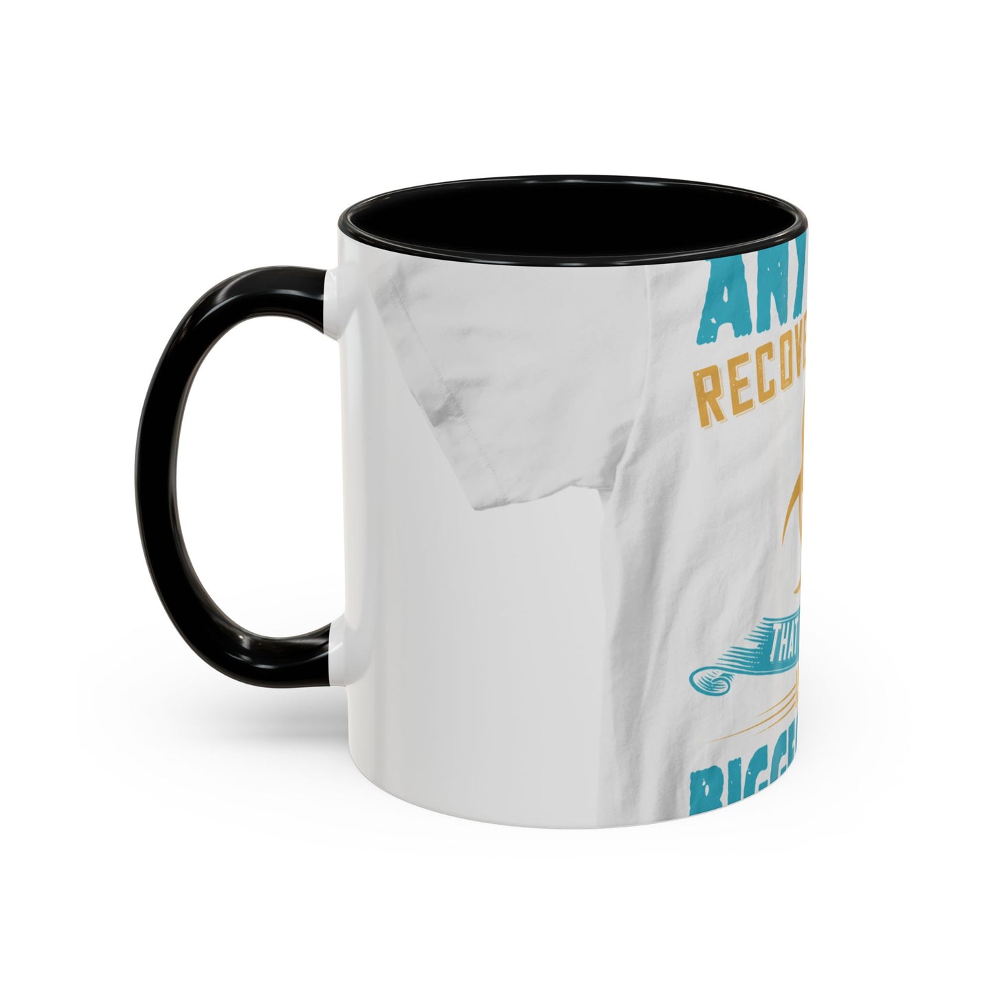 Anyone in recovery knows that isolation is the biggest enemy — Accent Mug 11/15oz