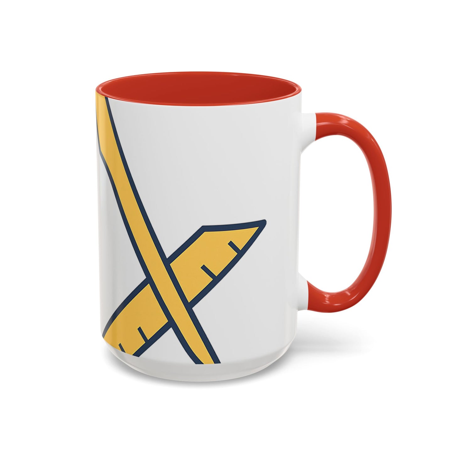 Plain Square and compass — Accent Mug 11/15oz