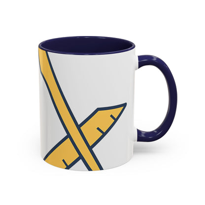 Plain Square and compass — Accent Mug 11/15oz