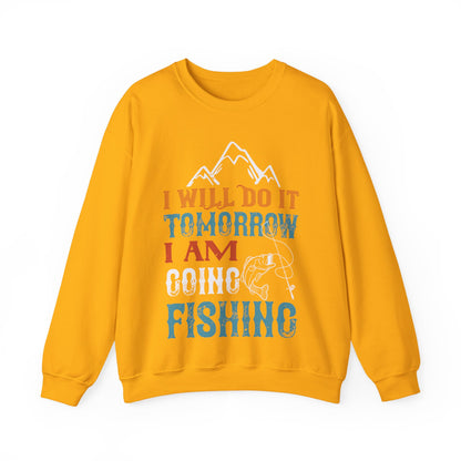 I WILL DO IT TOMORROW-01 — Unisex Heavy Blend Crewneck (G18000)