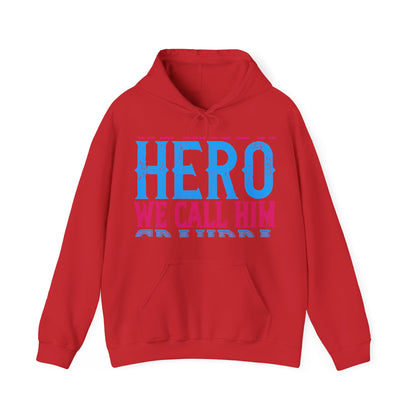 We have a hero, we call him grandpa-01 — Unisex Heavy Blend Hoodie (G18500)