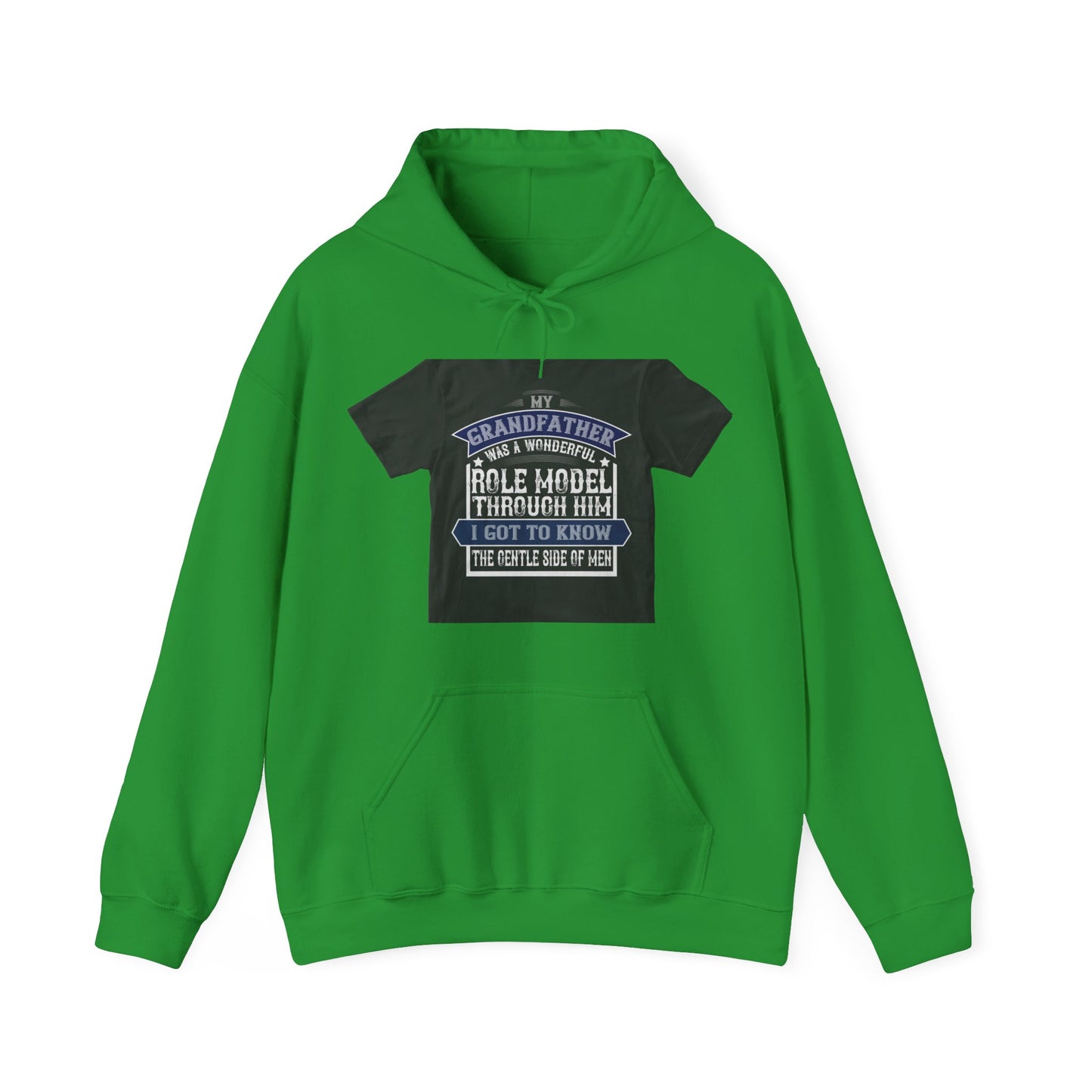 My grandfather was a wonderful role model-02 — Unisex Heavy Blend Hoodie (G18500)