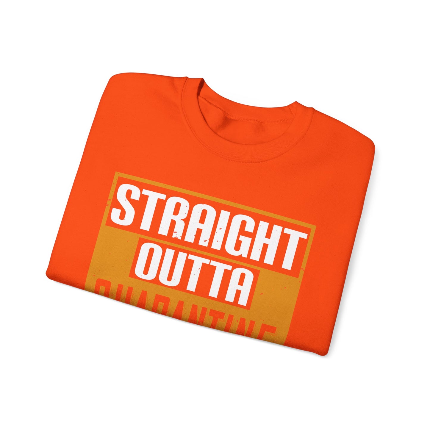 straight outta quarantine class of 2020-01 — Unisex Heavy Blend Crewneck (G18000)