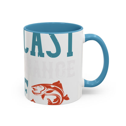 WEEKEND FORECAST WITH A CHANGE OF FISHING-01 — Accent Mug 11/15oz