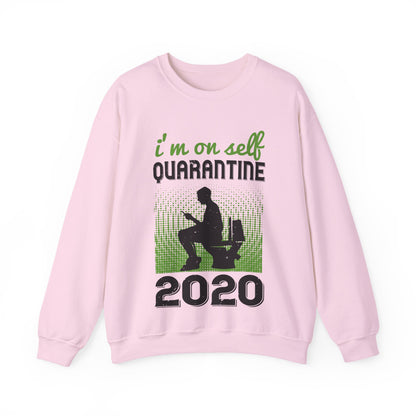 i'm on self quarantine 2020-01 — Unisex Heavy Blend Crewneck (G18000)