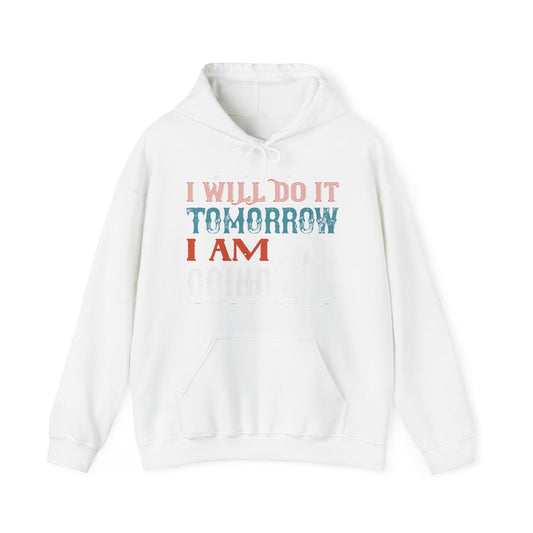 I WILL DO IT TOMORROW-01 — Unisex Heavy Blend Hoodie (G18500)