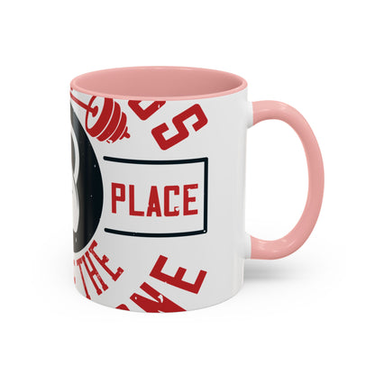 All progress takes place outside the comfort zone-01 — Accent Mug 11/15oz