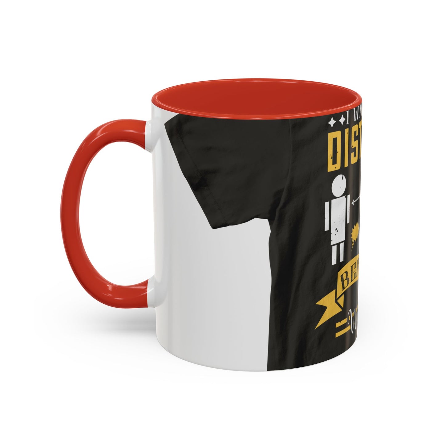 I was social distancing before it was coo — Accent Mug 11/15oz