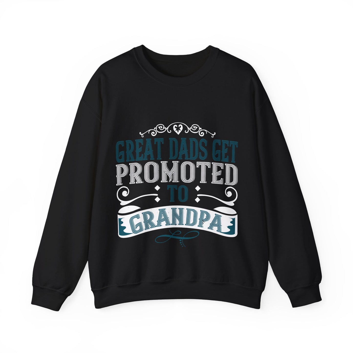 Great dads get promoted to grandpa-2 — Unisex Heavy Blend Crewneck (G18000)